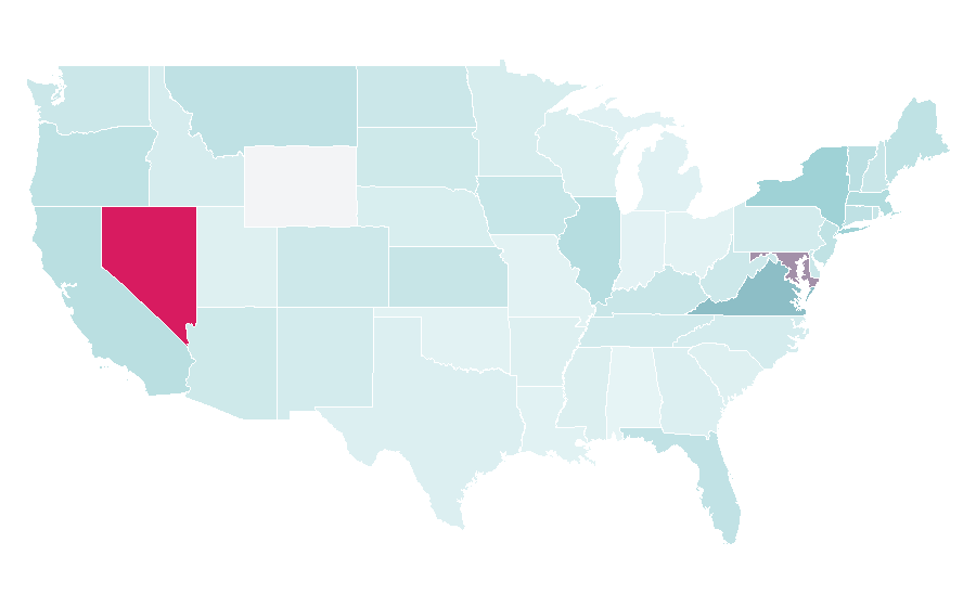 Affinity by region — José Andrés, United States