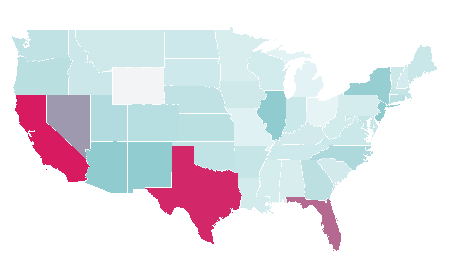 Affinity by region — José José, United States