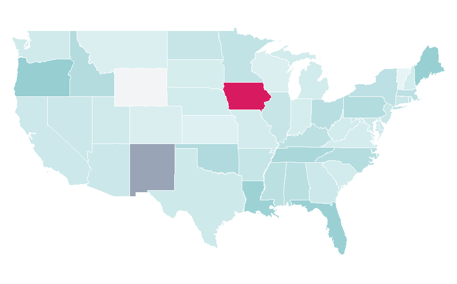 Affinity by region — Joseph, United States