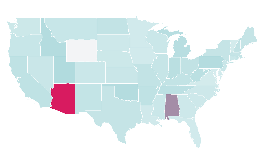 Affinity by region — Josh Peck, United States