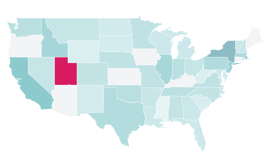 Affinity by region — Joshua Bassett, United States