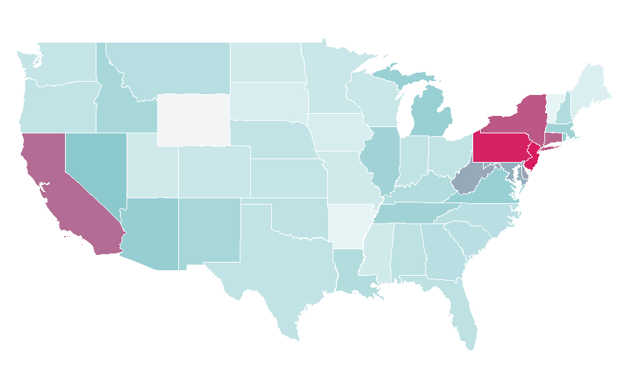 Affinity by region — Josie Maran, United States