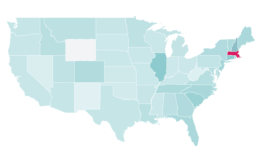 Affinity by region — Joss and Main, United States