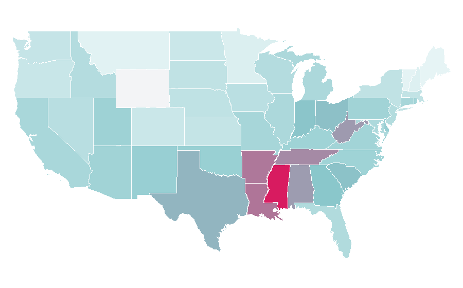 Affinité par région — Journey, États-Unis