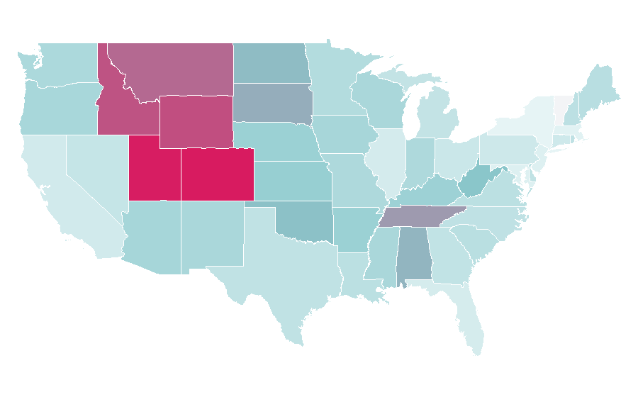 Affinity by region — Joyfolie, United States