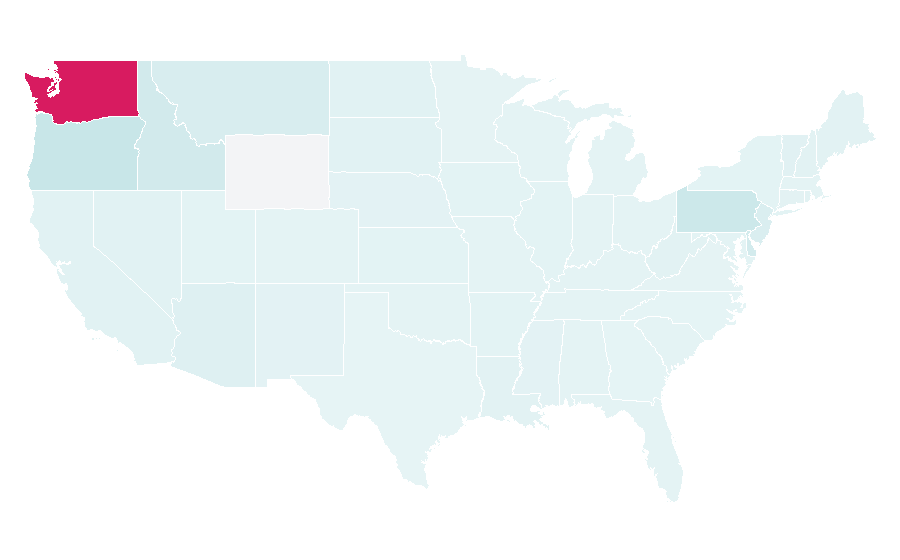 Affinity by region — J.P. Crawford, United States
