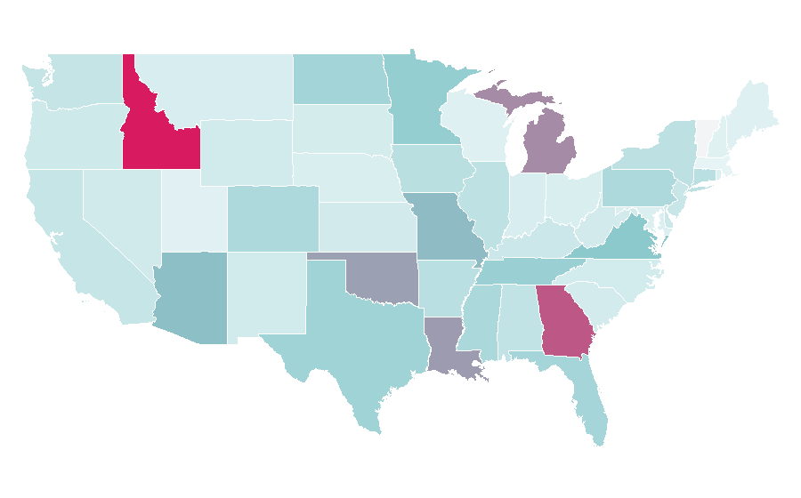 Affinity by region — JPay, United States