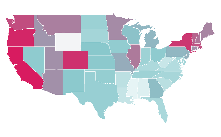 Affinity by region — Judd Apatow, United States