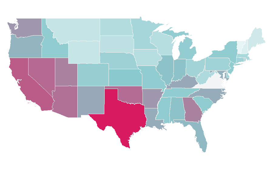 Affinity by region — Jujutsu Kaisen, United States