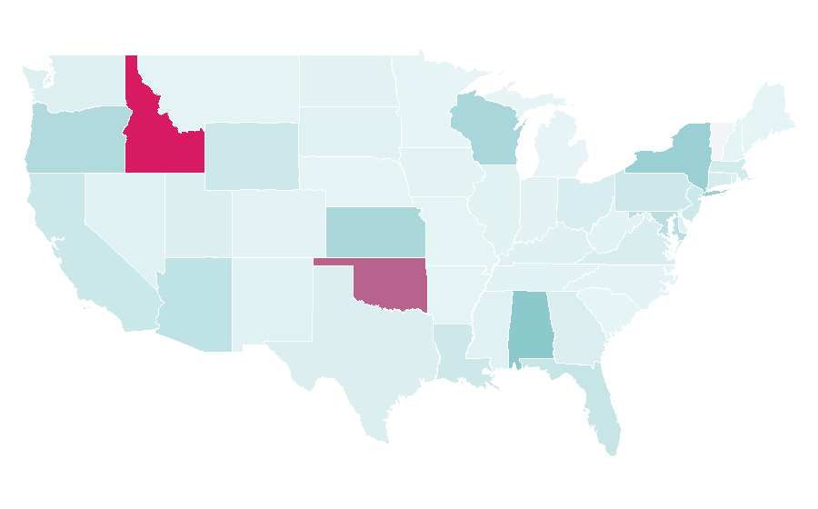 Affinity by region — Jumbo (supermarket), United States