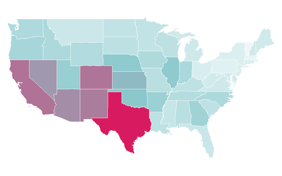 Affinity by region — Jumex, United States