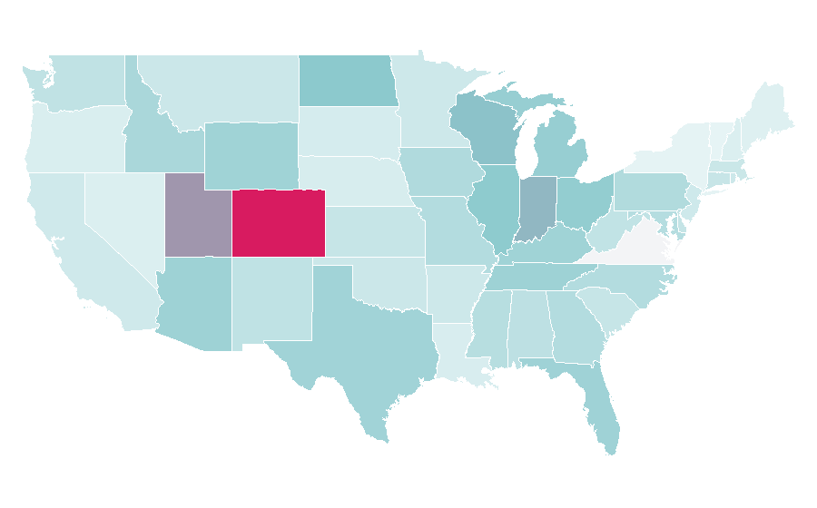 Affinity by region — JunkYard, United States