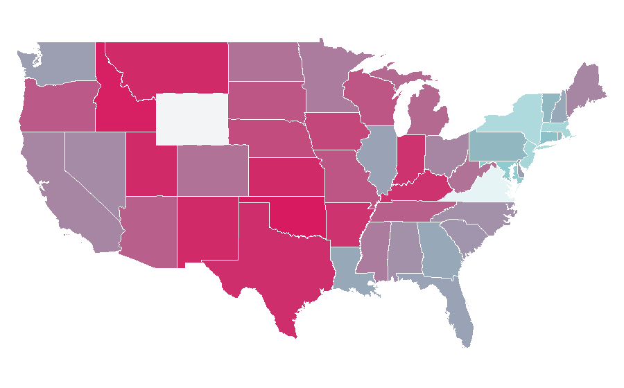 Affinity by region — jurassic park ii, United States