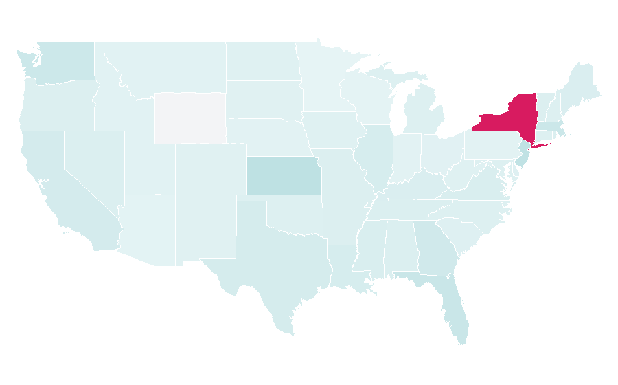 Affinity by region — Just Eat, United States