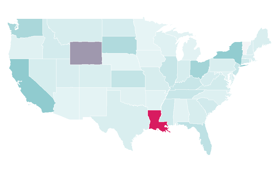 Affinity by region — JYSK, United States