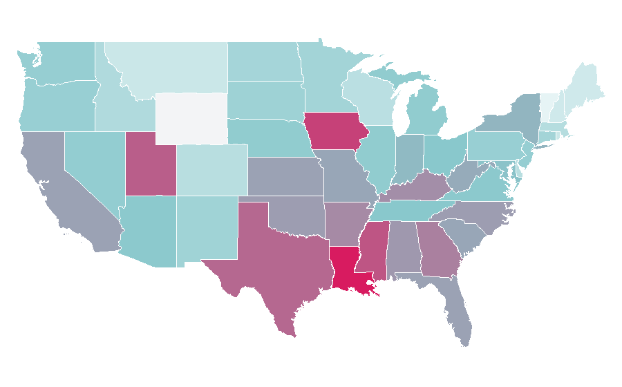 Afinidad por región — K (anime), Estados Unidos