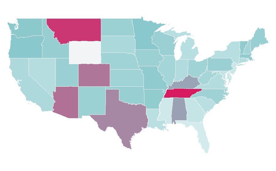 Affinity by region — Kacey Musgraves, United States