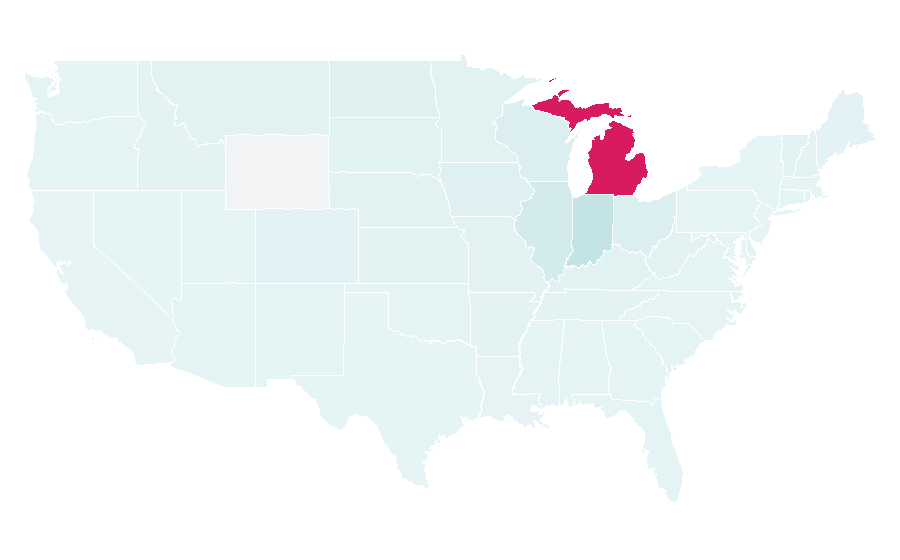 Affinity by region — Kalamazoo, Michigan, United States