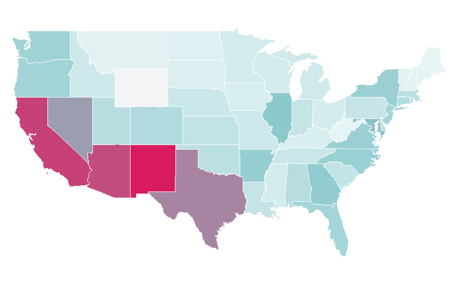 Affinity by region — Kali Uchis, United States