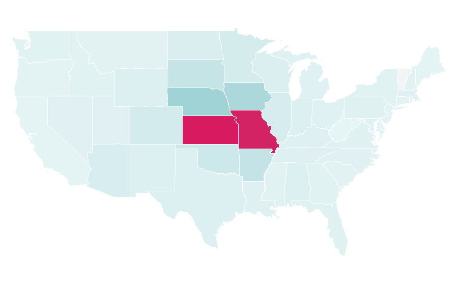 Affinity by region — Kansas City, United States