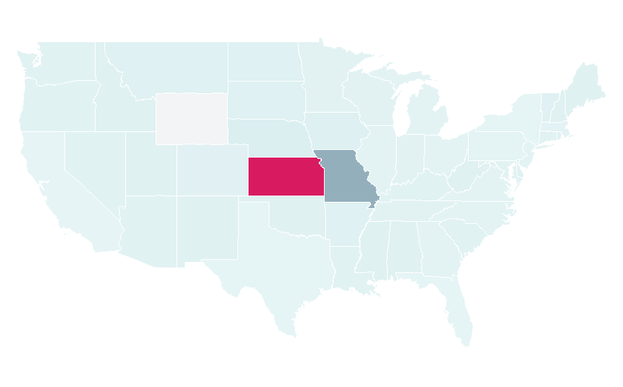 Affinity by region — Kansas City metropolitan area, United States