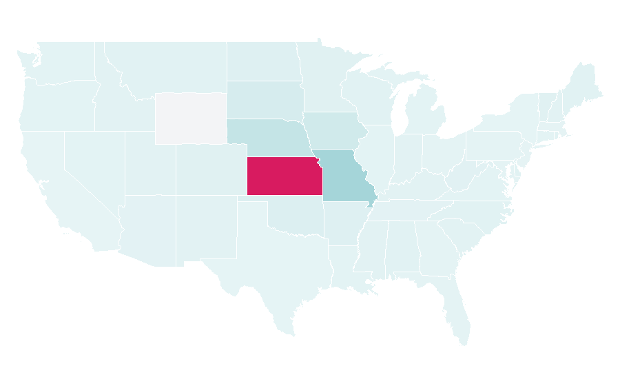 Affinity by region — Kansas Speedway, United States
