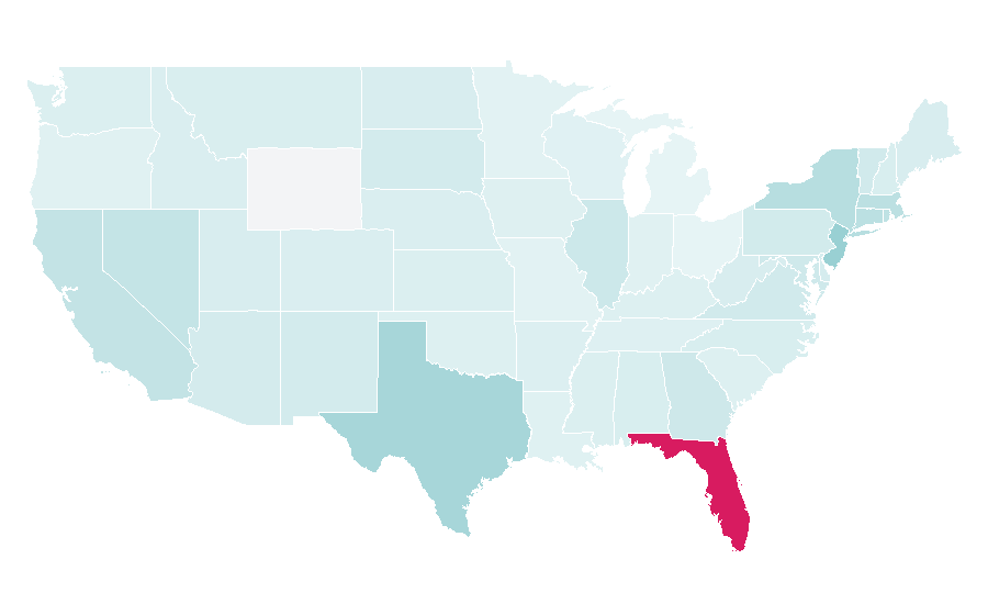Affinity by region — Kany García, United States