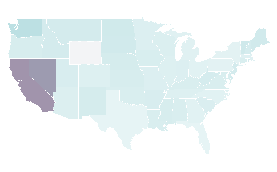 Affinity by region — Kapampangan language, United States