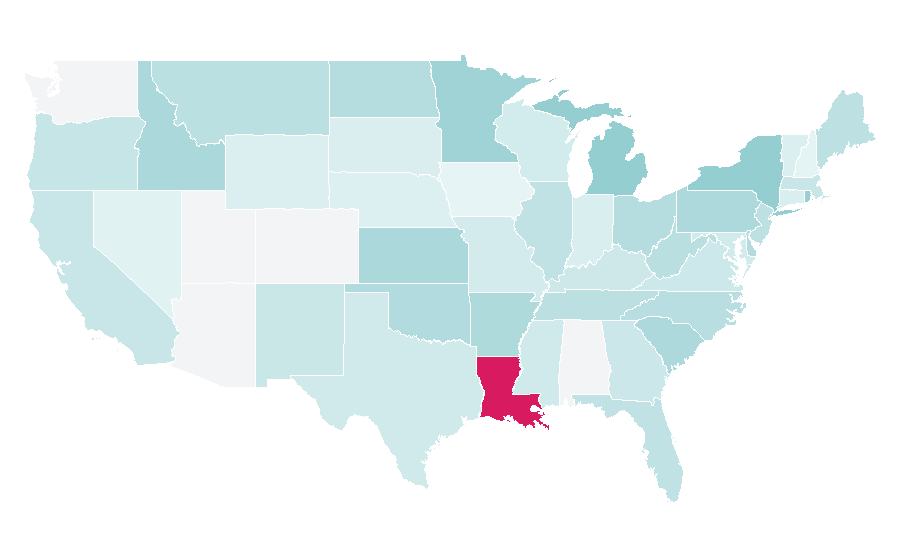 Affinity by region — Kaplan, United States