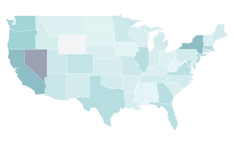 Affinity by region — Karaoke, United States
