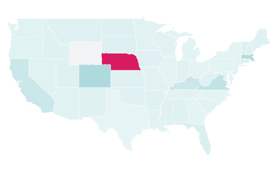 Affinity by region — Karma yoga, United States