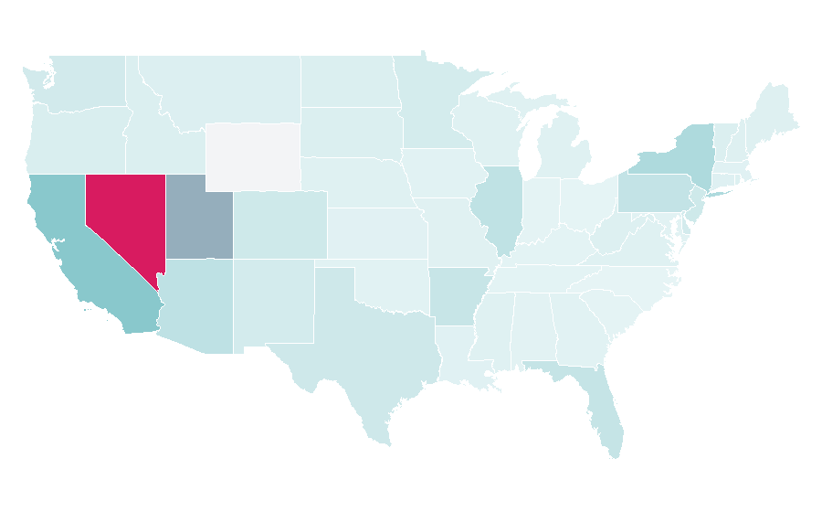 Affinity by region — Kaskade, United States