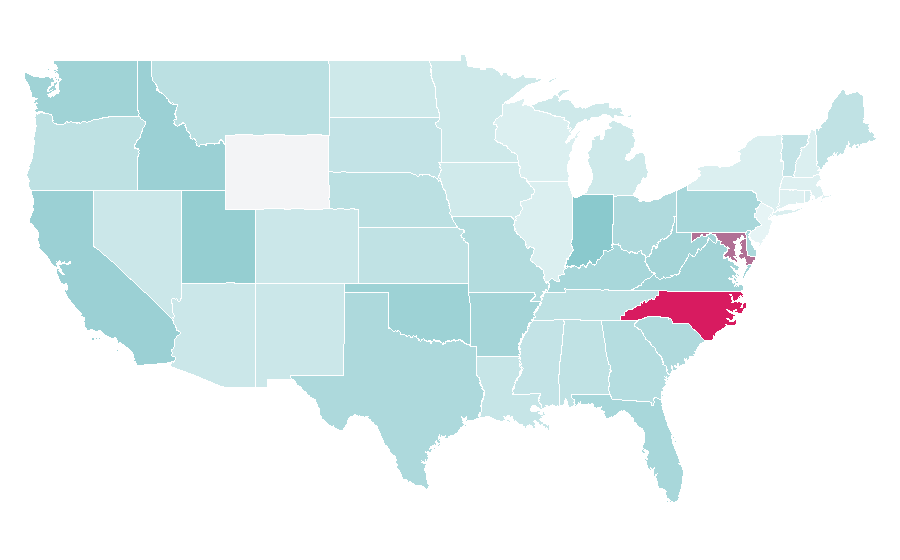 Affinity by region — Katana, United States