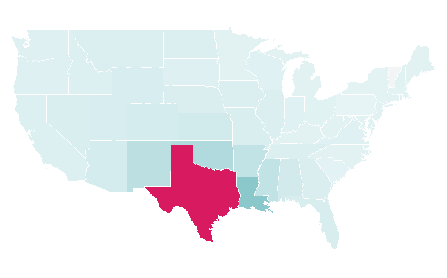 Affinity by region — Katy, Texas, United States