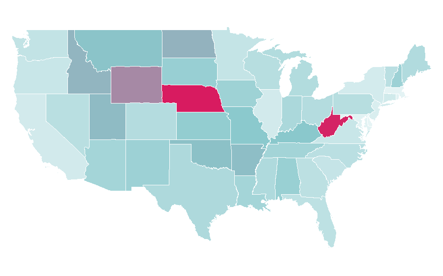 Affinity by region — Kawasaki, United States