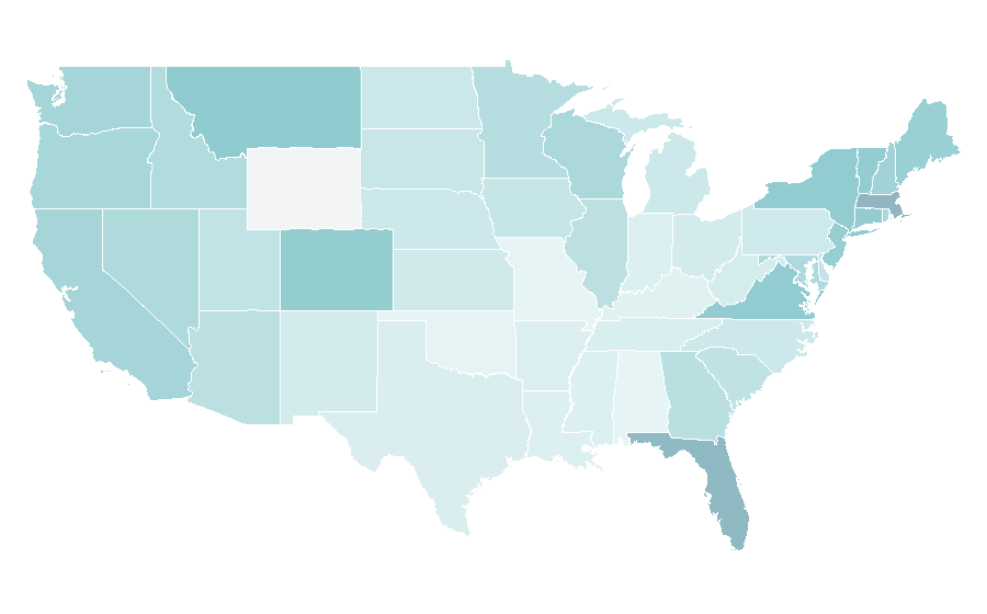 Affinity by region — Kayak.com, United States