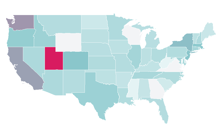 Affinity by region — Keep, United States