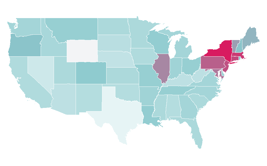 Affinity by region — Keeping the Faith, United States