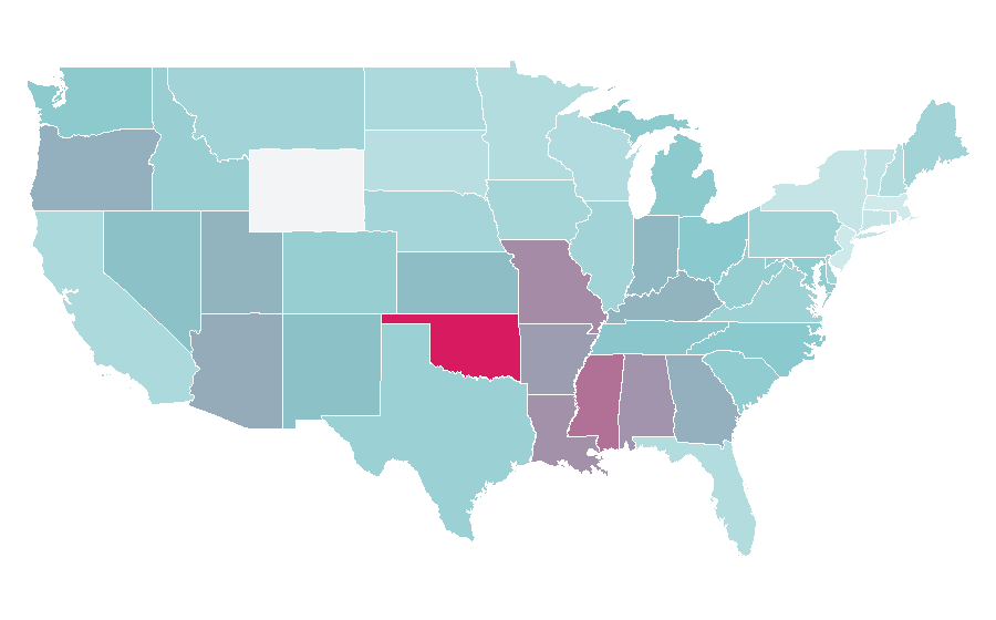 Affinity by region — Keith David, United States