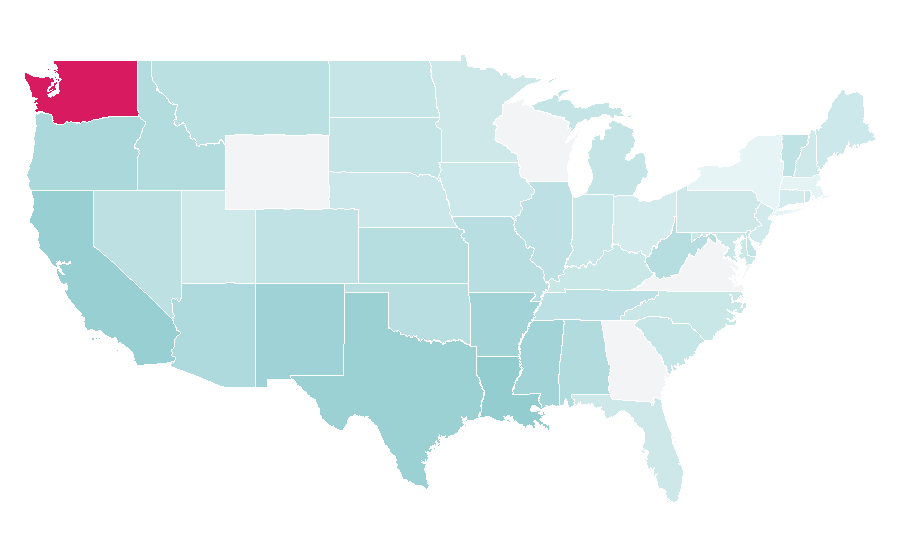 Affinity by region — Kenmore, Washington, United States