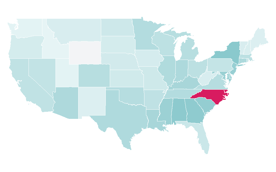 Affinity by region — Kenny Smith, United States