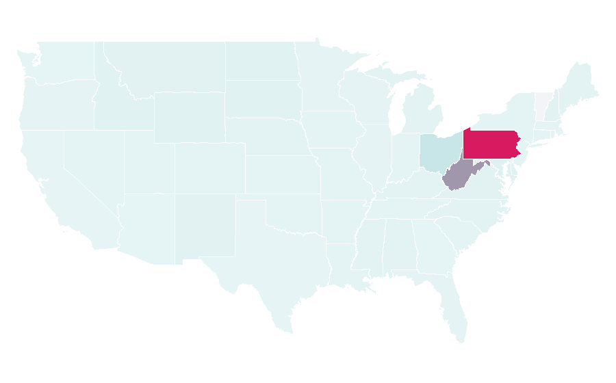 Affinity by region — Kennywood, United States
