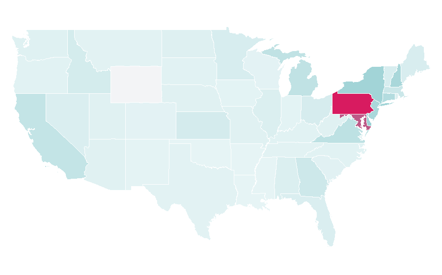 Affinity by region — Kensington, United States