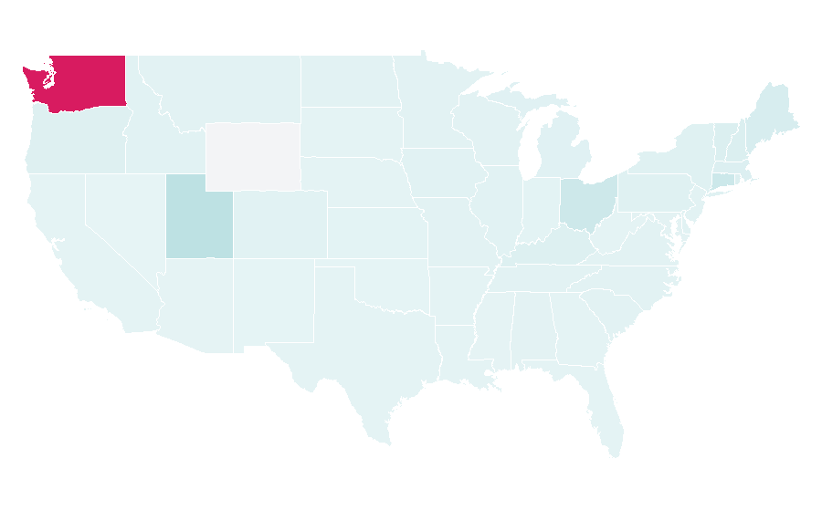 Affinity by region — Kent, United States