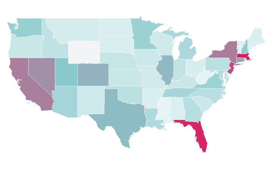 Affinity by region — Kérastase, United States