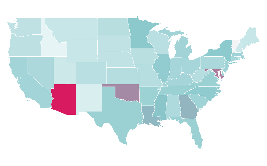 Affinity by region — Kevin Durant, United States