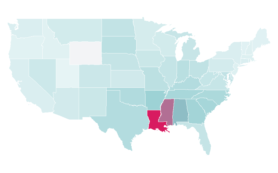 Affinity by region — Kevin Gates, United States