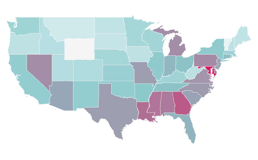 Affinity by region — Kevin Hart, United States