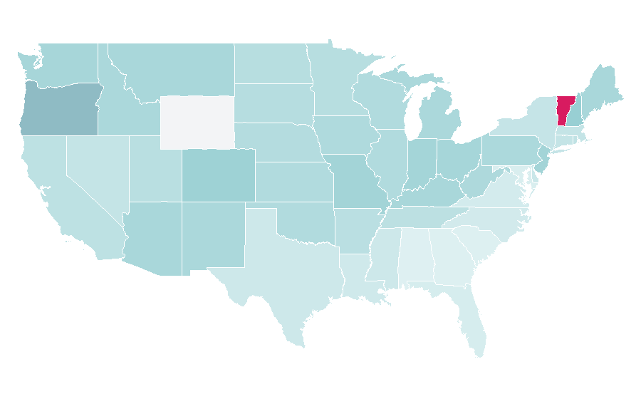 Affinity by region — Kevin Smith, United States