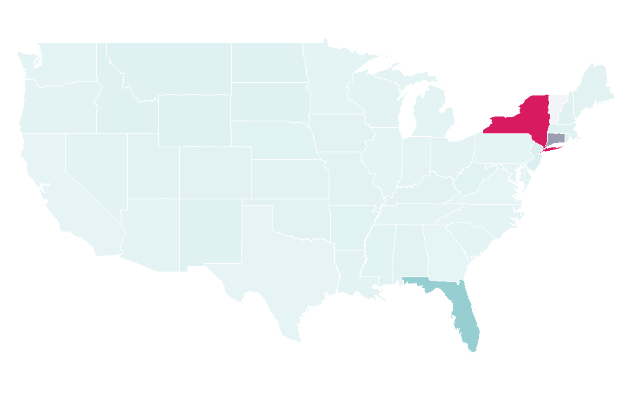 Affinity by region — Key Food, United States